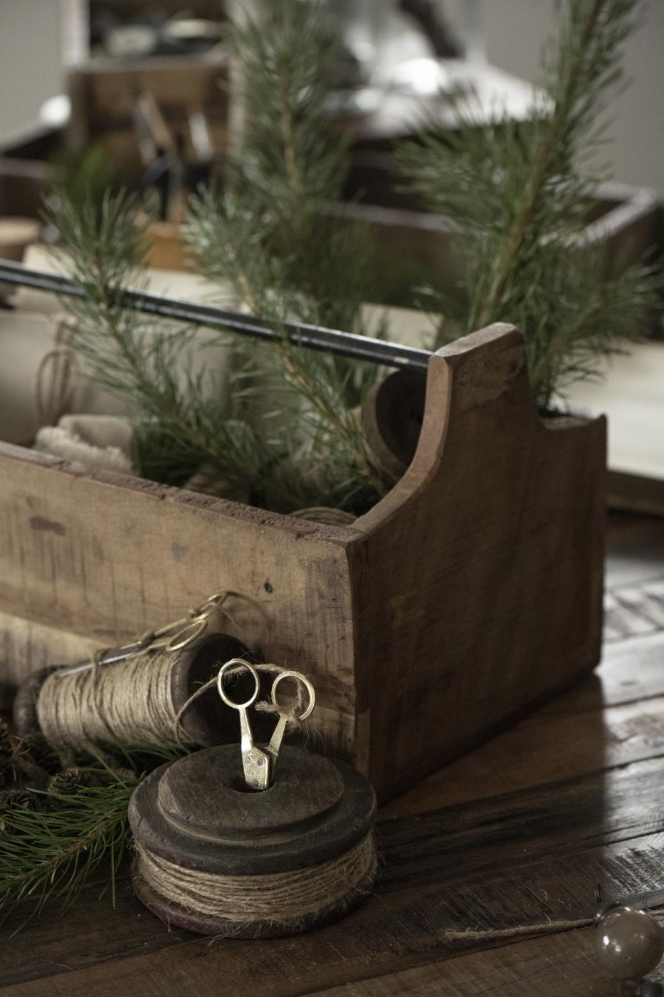 Cassetta legno con manico