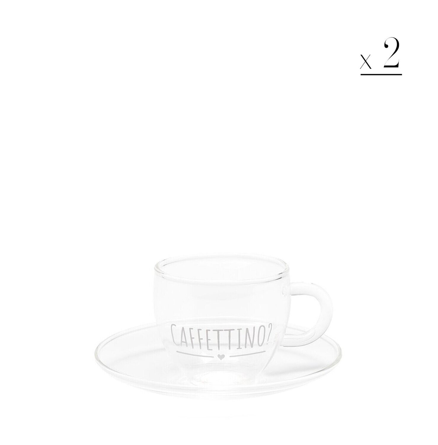 Set 2 tazzine caffettino