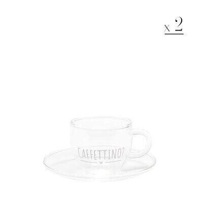 Set 2 tazzine caffettino