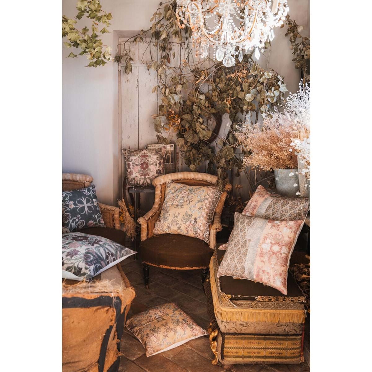 Cuscino stampato Vintage Chic