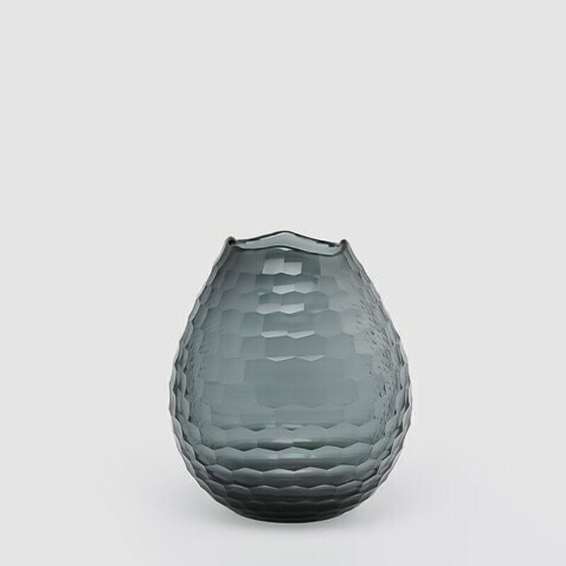 Vaso bombato esagoni fumè