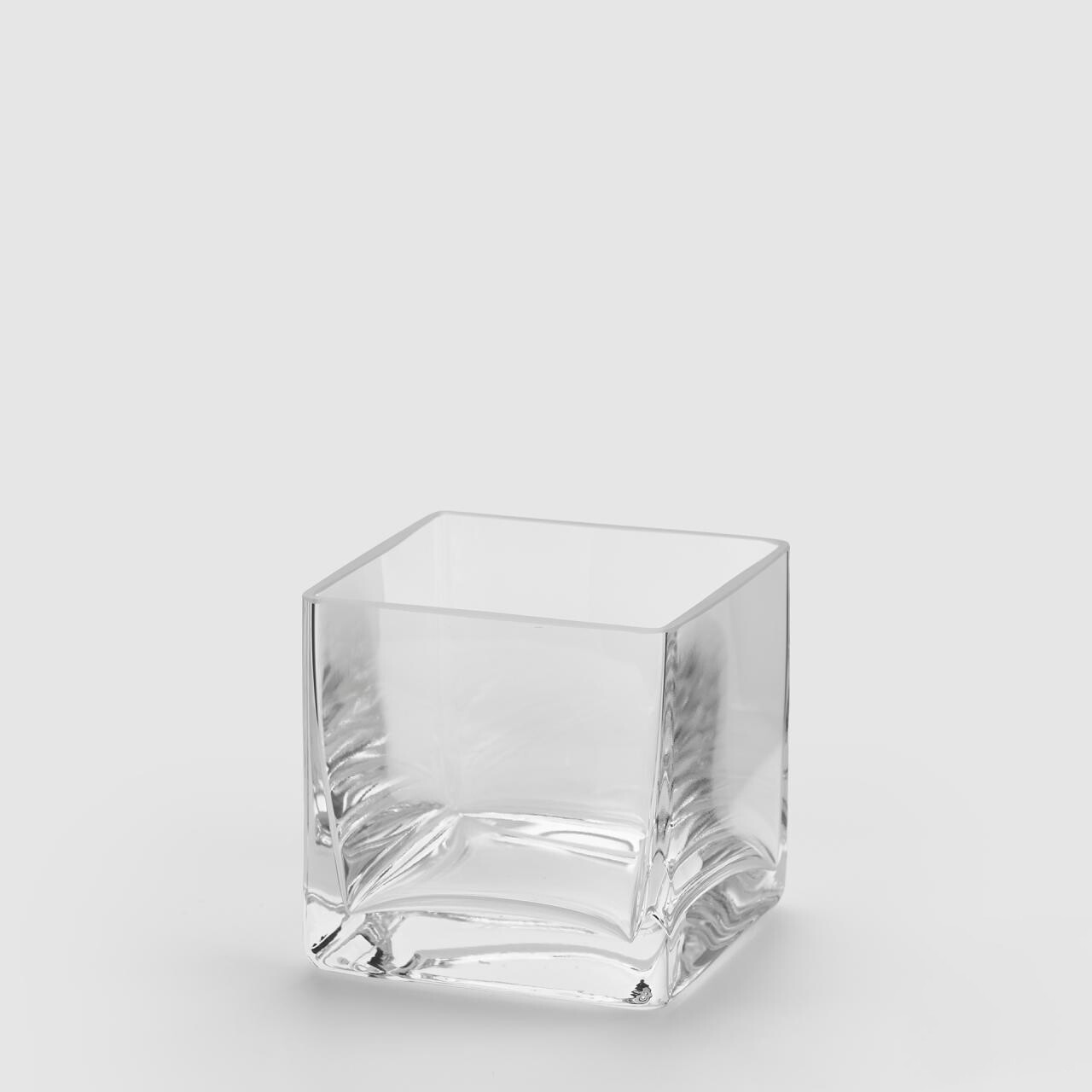 Vaso cubo vetro 12x12cm