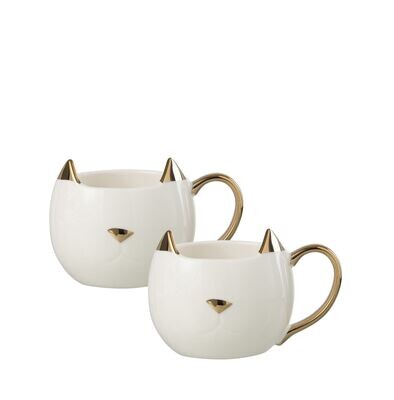 Set 2 tazze gatto