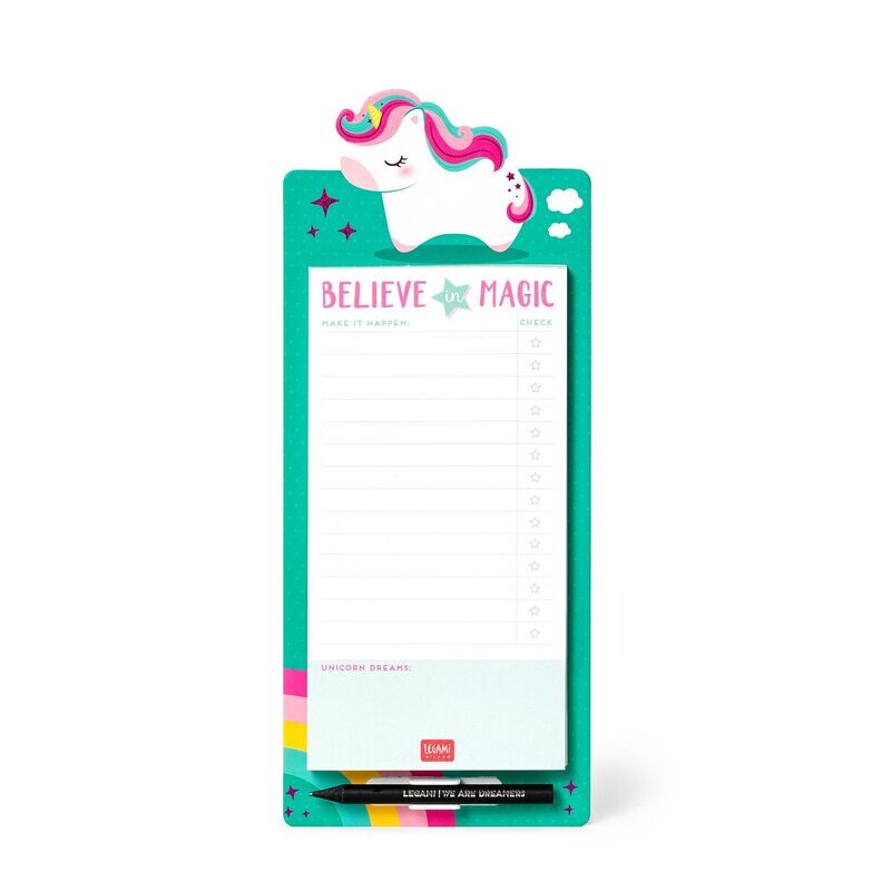 Block notes magnetico Unicorno