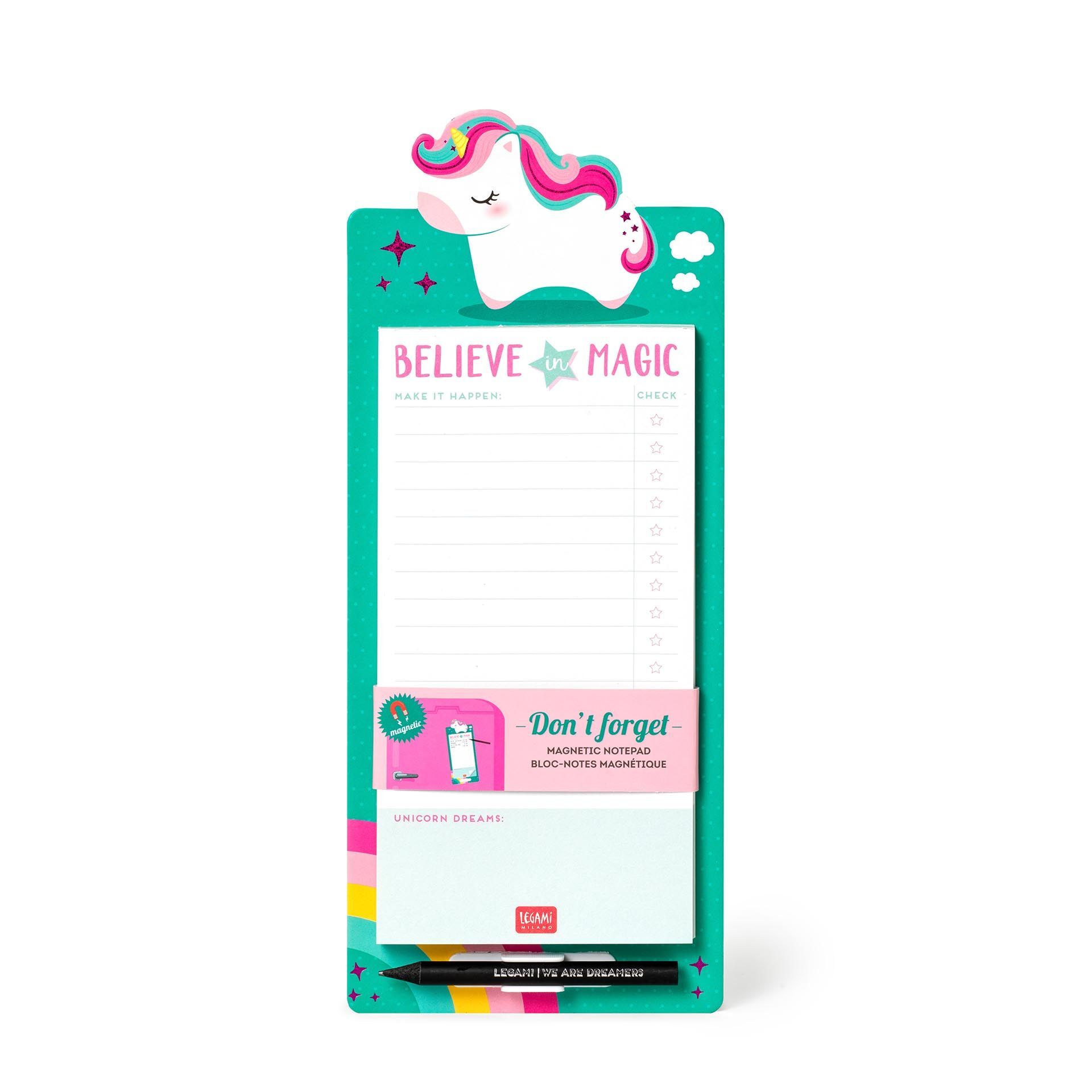 Block notes magnetico Unicorno