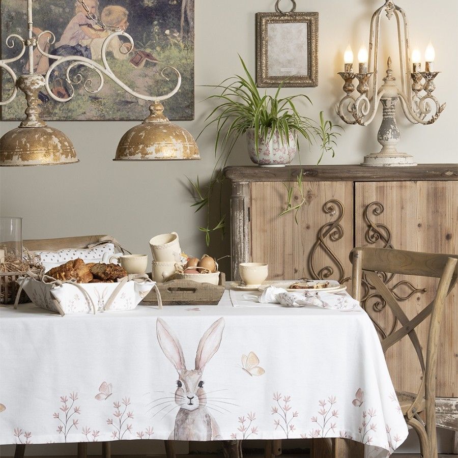 Tovaglia coniglietto 100x100cm