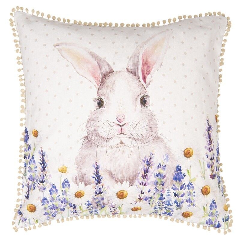 Federa cuscino coniglietto lavanda