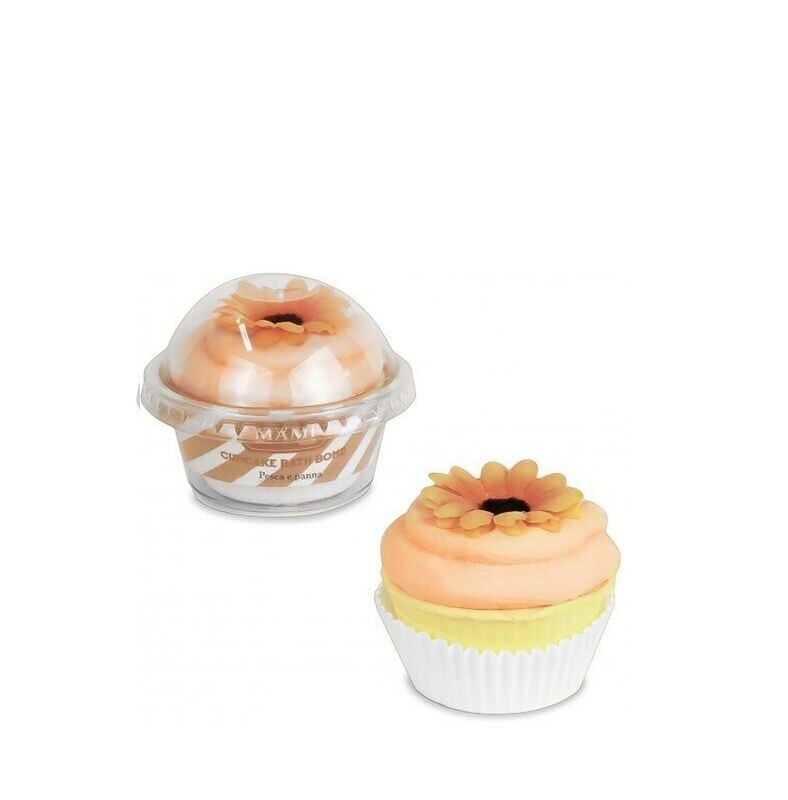 Bath bomb cup cake Mami Milano pesca & panna Bath bomb cup cake Mami Milano pesca & panna