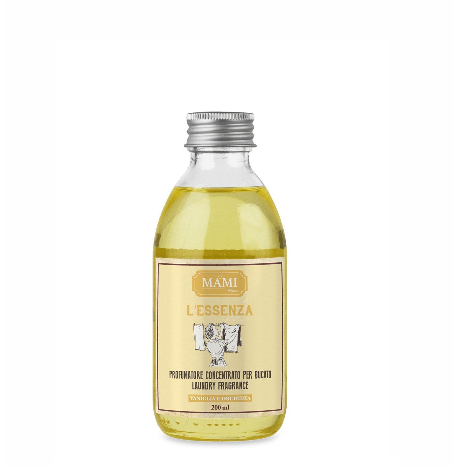 Essenza bucato Mami Milano 200ml Vaniglia e orchidea - In Vetro