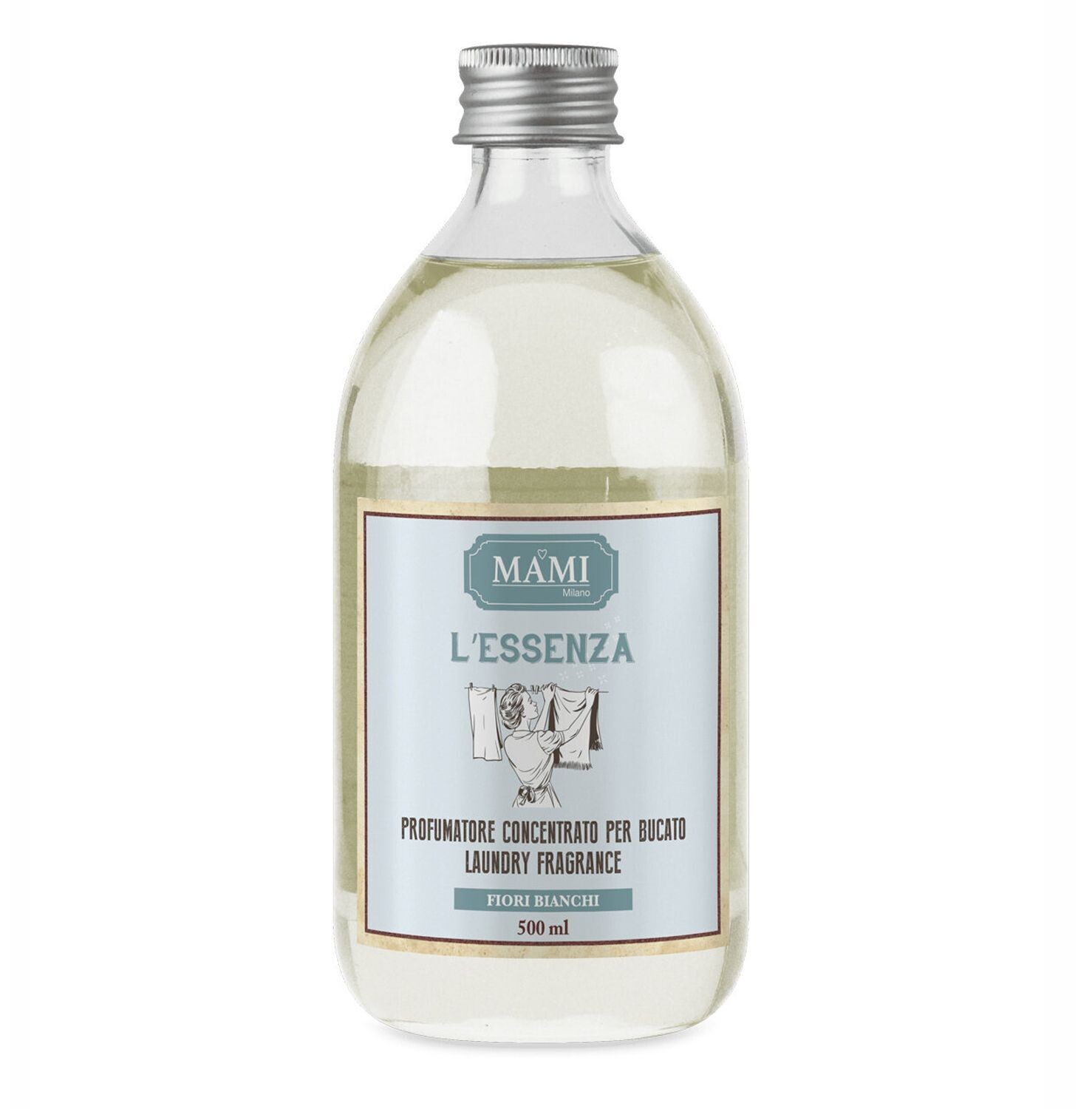 Essenza bucato Mami Milano 500ml Fiori Bianchi - In Vetro