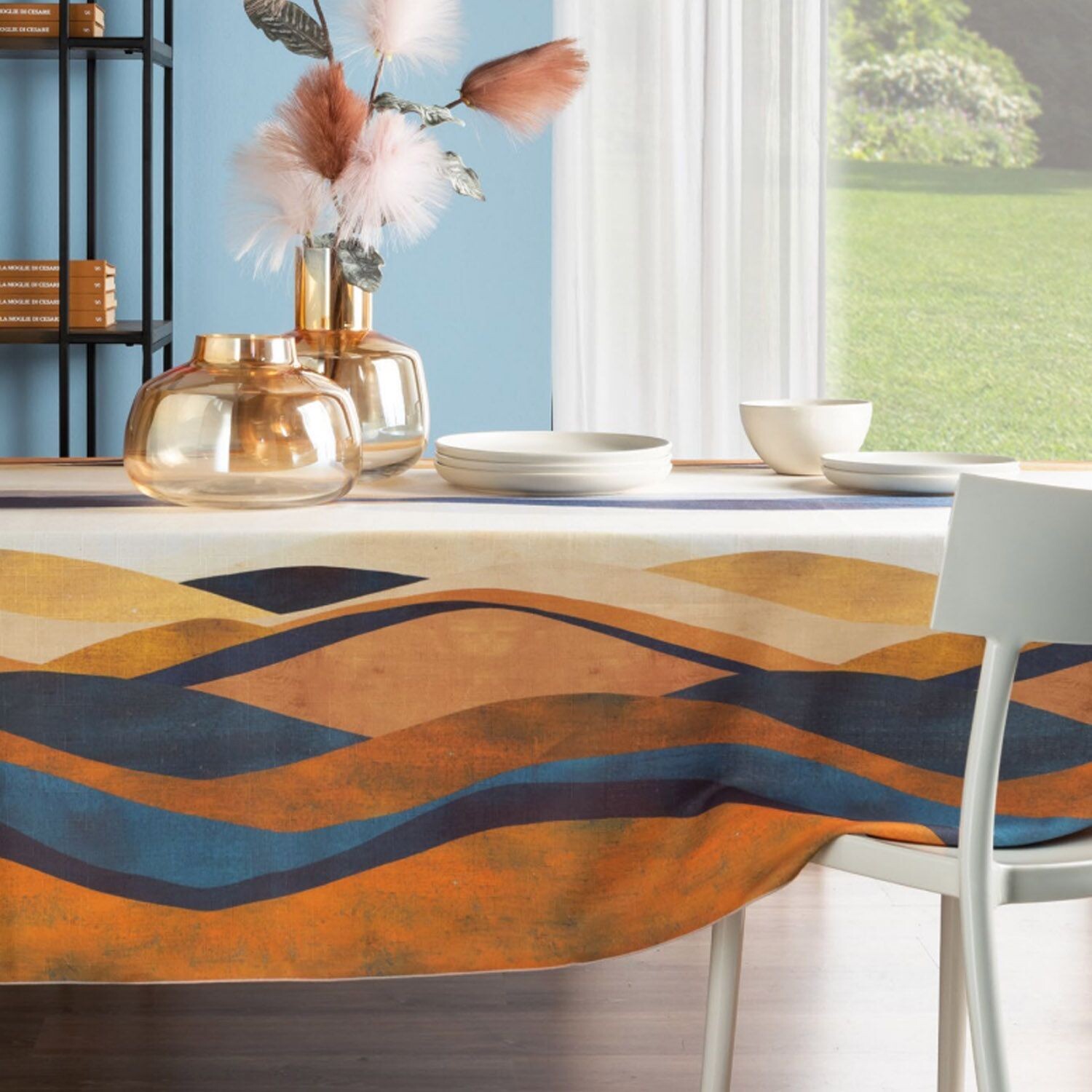 Tovaglia antimacchia Lipari 155x320cm