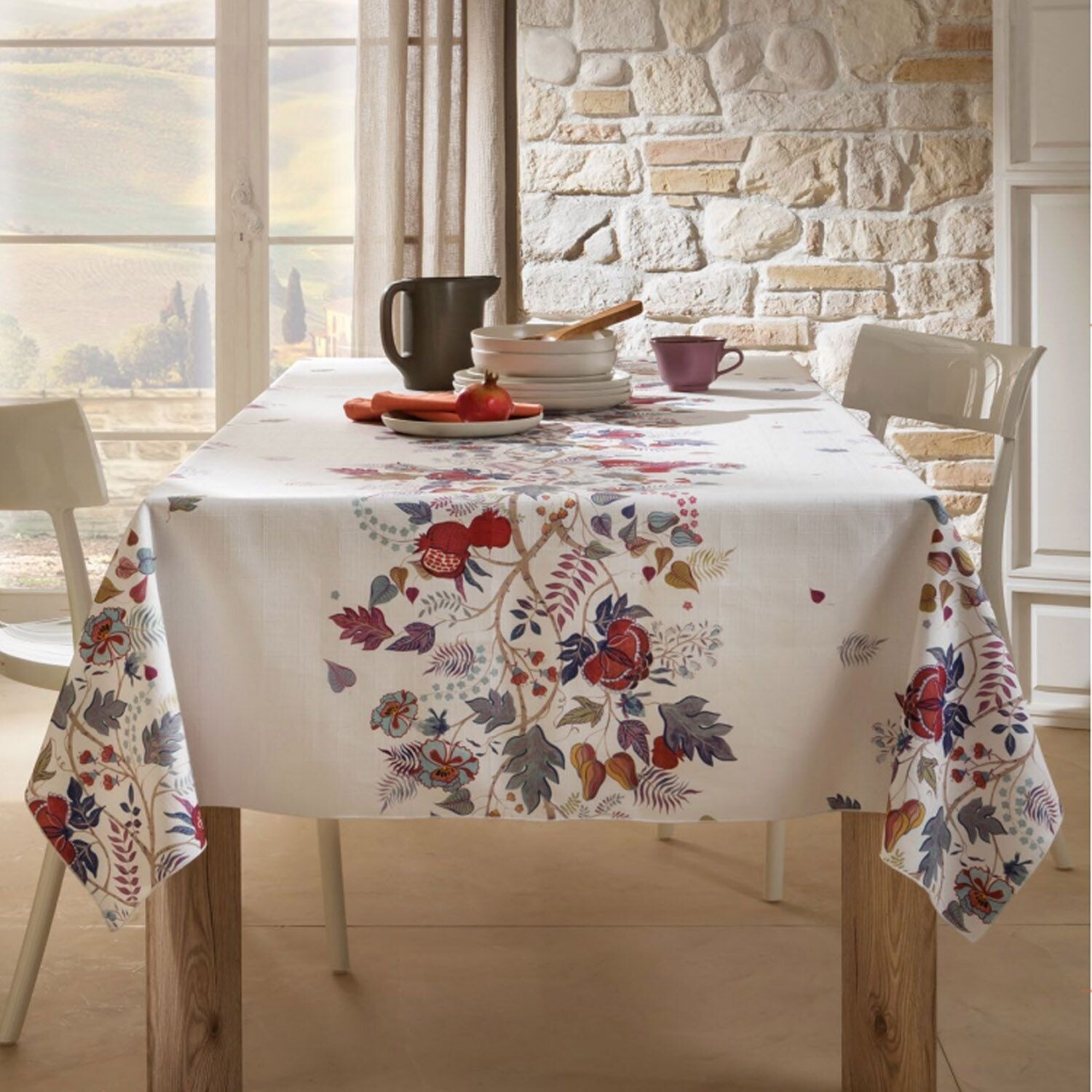 Tovaglia antimacchia Volterra 155x320cm