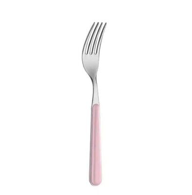 Forchetta tinta unita rosa