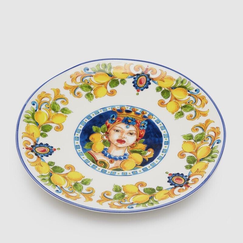 Piatto piano Caltagirone