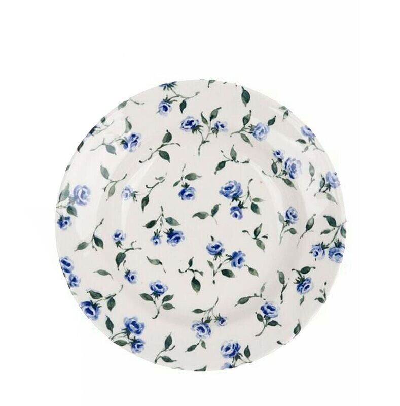 Piatto fondo Floret blu