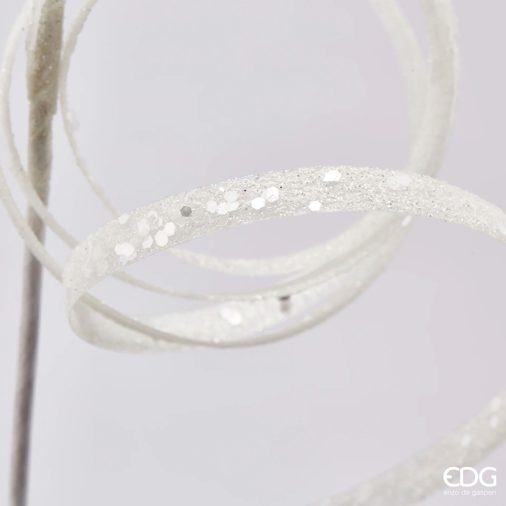 Filante glitter bianco