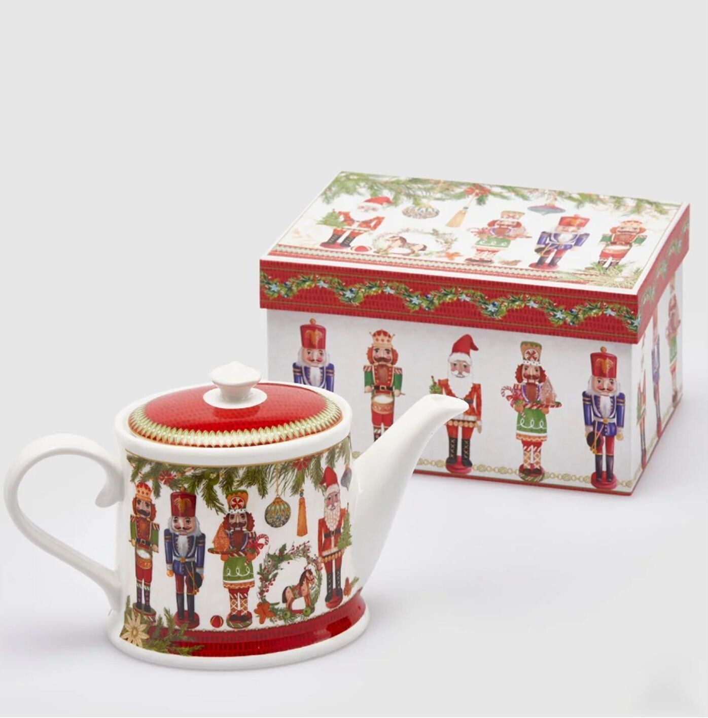 Teiera soldatini e babbo Natale