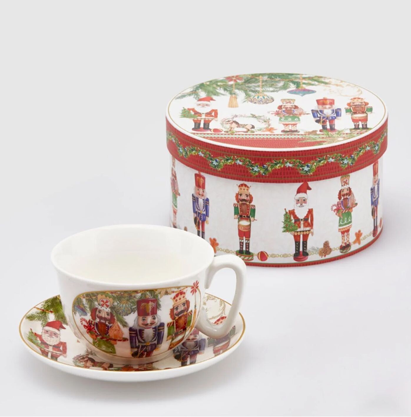 Tazza soldatini e babbo Natale