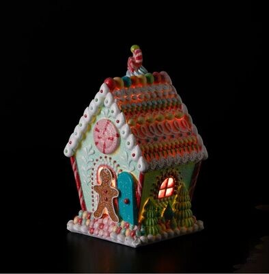 Casa marzapane con led