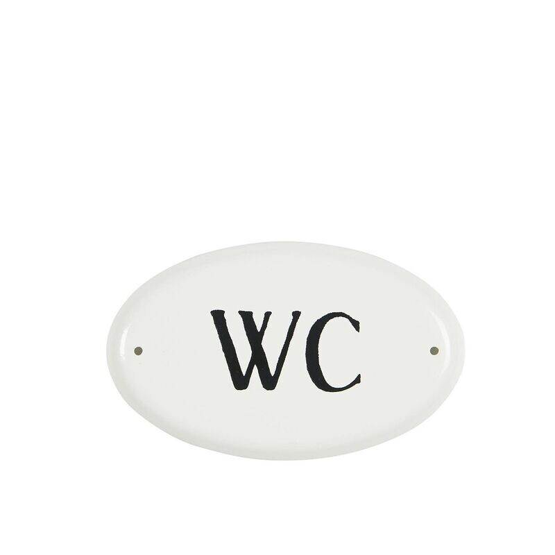Targhetta wc