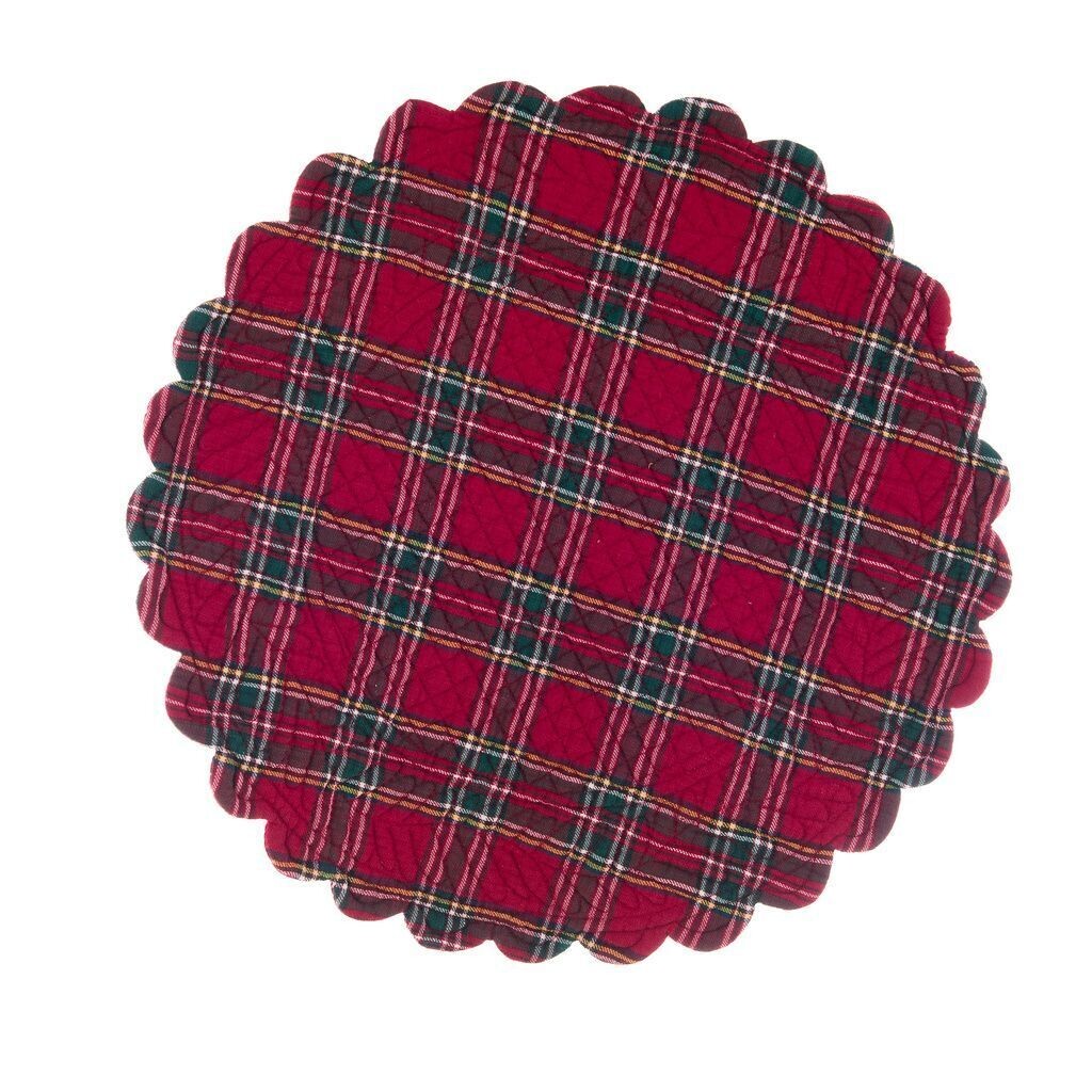 Tovaglietta tonda Tartan Carmen