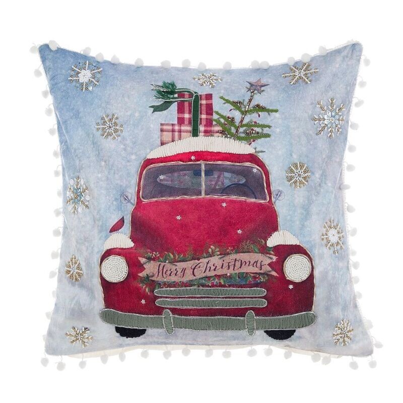 Cuscino velluto di Natale