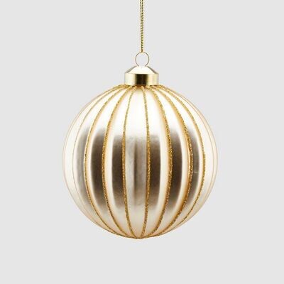 Sfera vetro righe