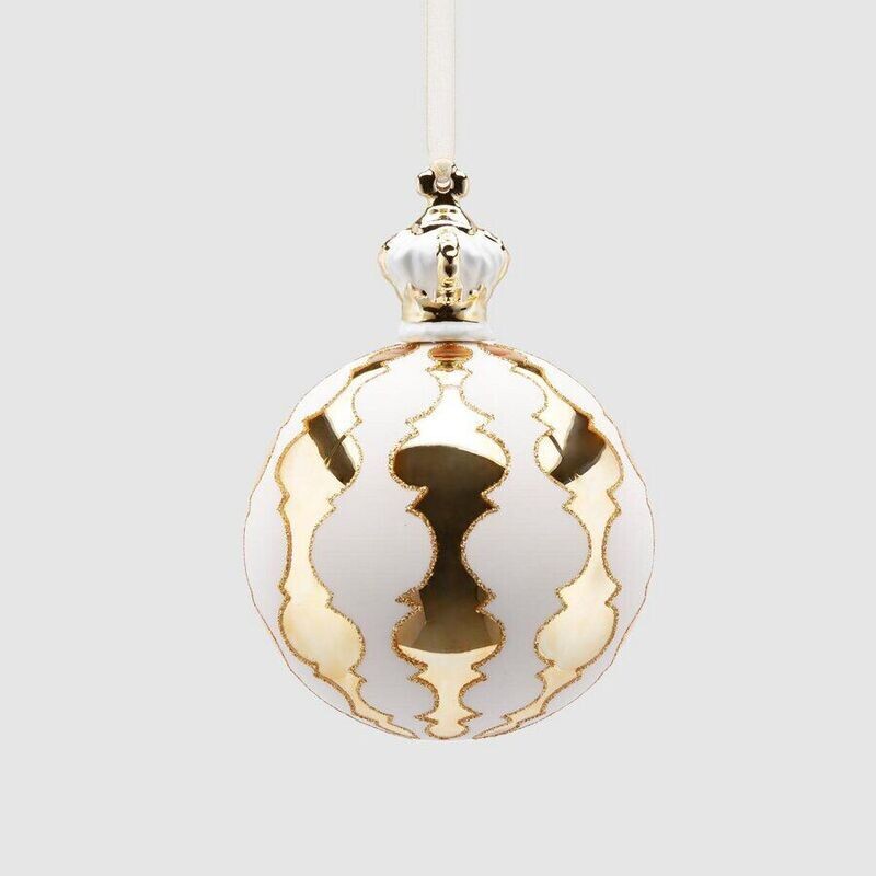 Sfera vetro corona arabesque
