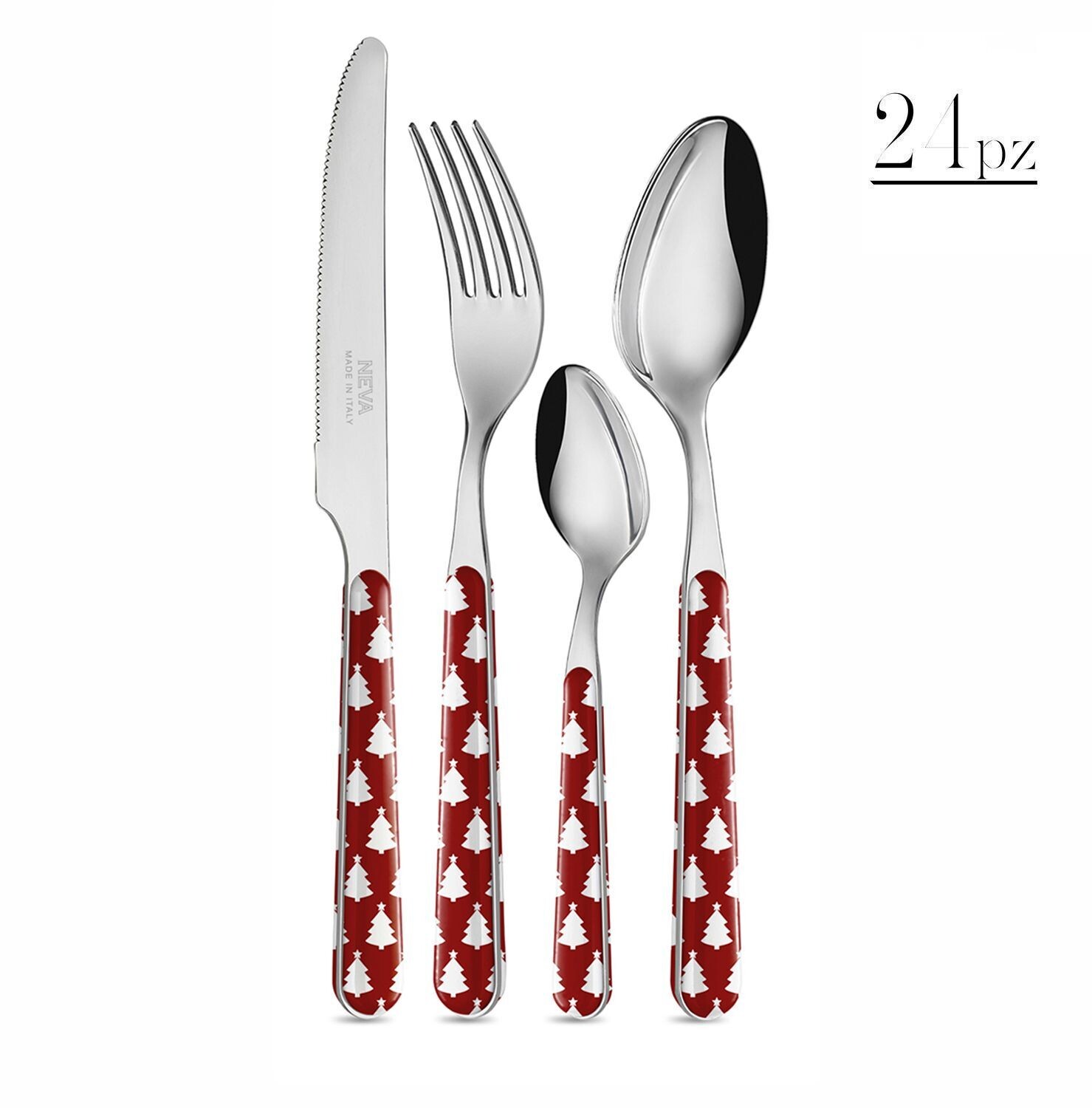 Set 24 posate alberi