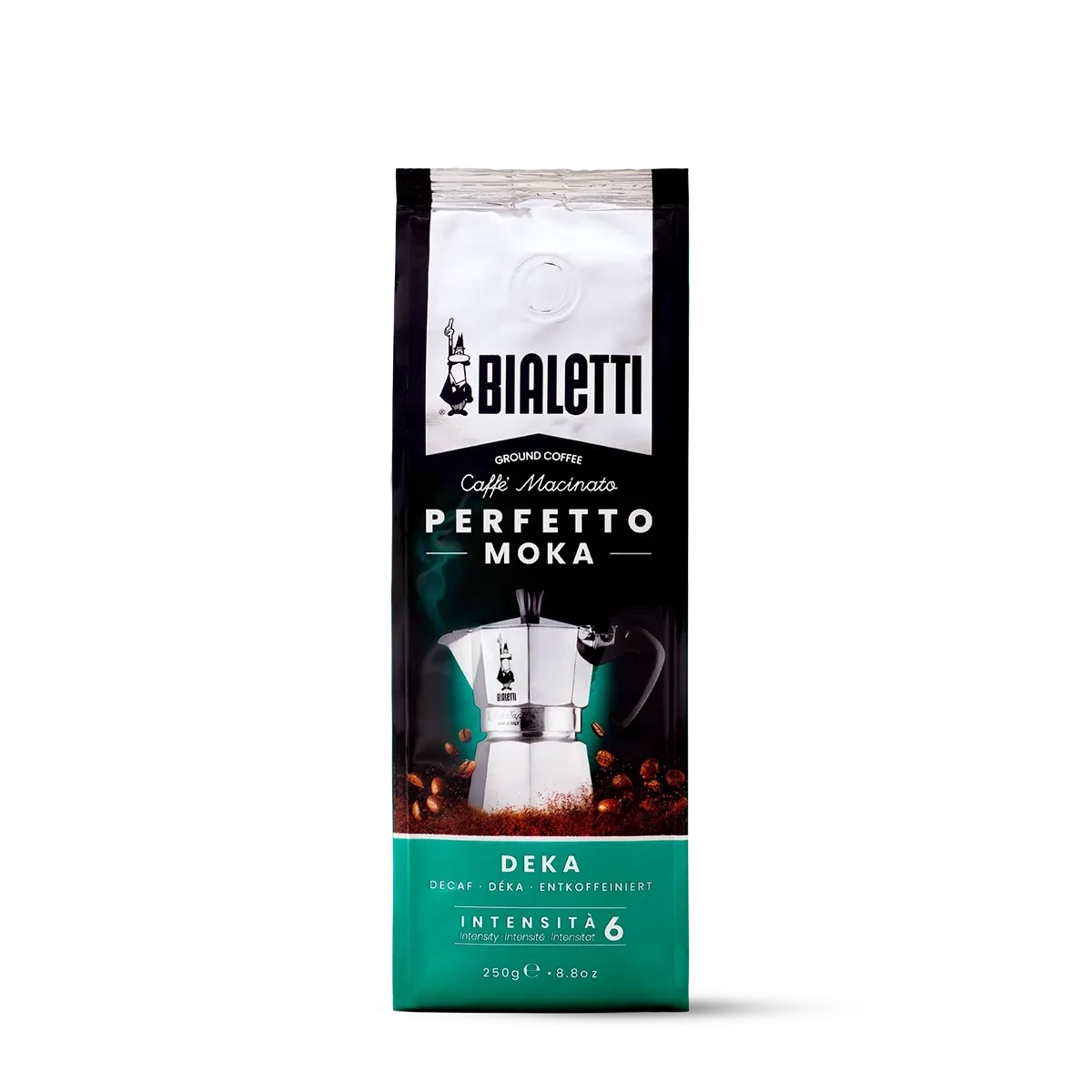 Caffè macinato Perfetto Moka Bialetti decaffeinato 250gr