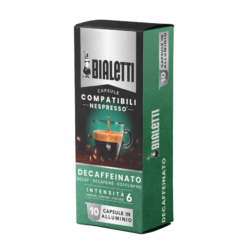 Capsule caffè Nespresso Bialetti Decaffeinato