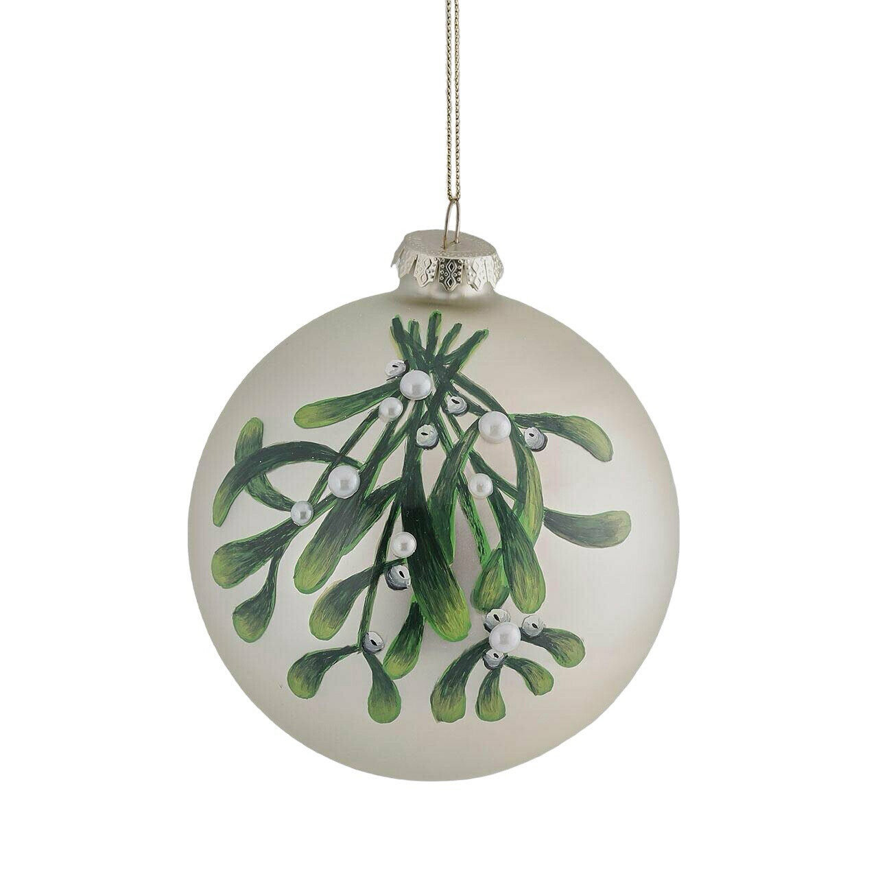 Sfera di natale vischio