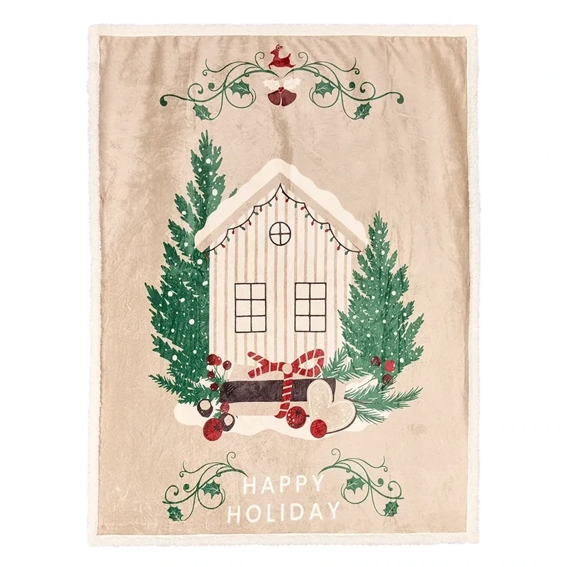 Plaid Holly Jolly casetta