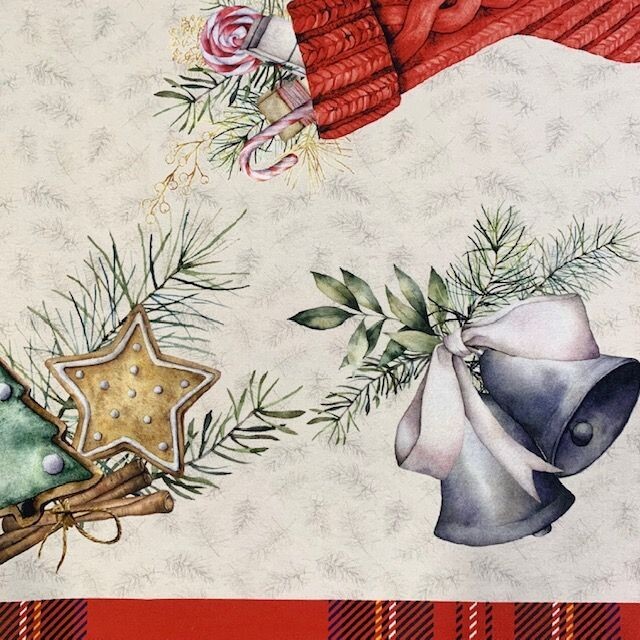 Tovaglia Tiffany xmas 140x240cm
