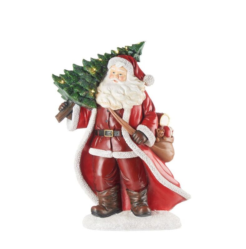 Babbo natale Santa is Here con led Babbo natale Santa is Here con led