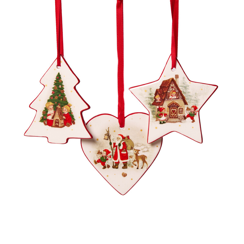 Set 3 formine cuore, stella e albero Set 3 formine cuore, stella e albero