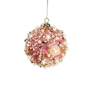 Sfera perle rosa