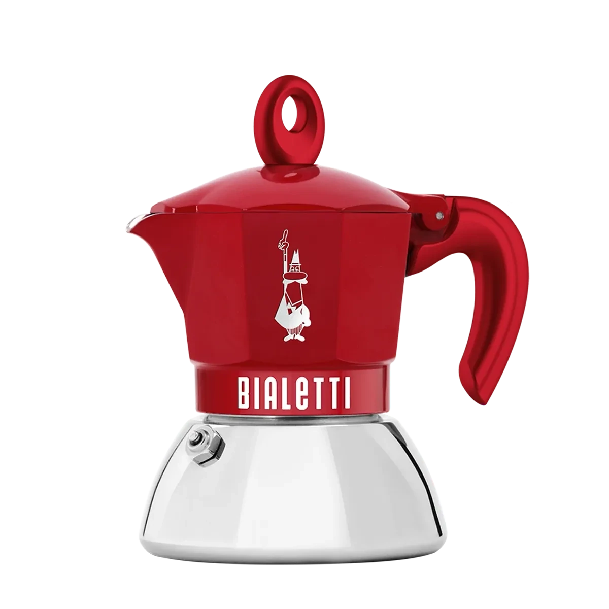 Moka Exclusive induzione Red 4 tazze