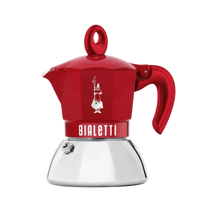 Moka Exclusive induzione Red 4 tazze