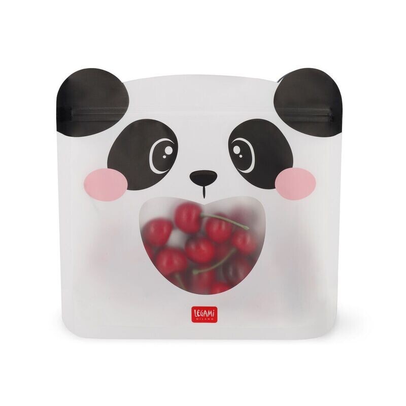 Set 3 buste per alimenti Panda