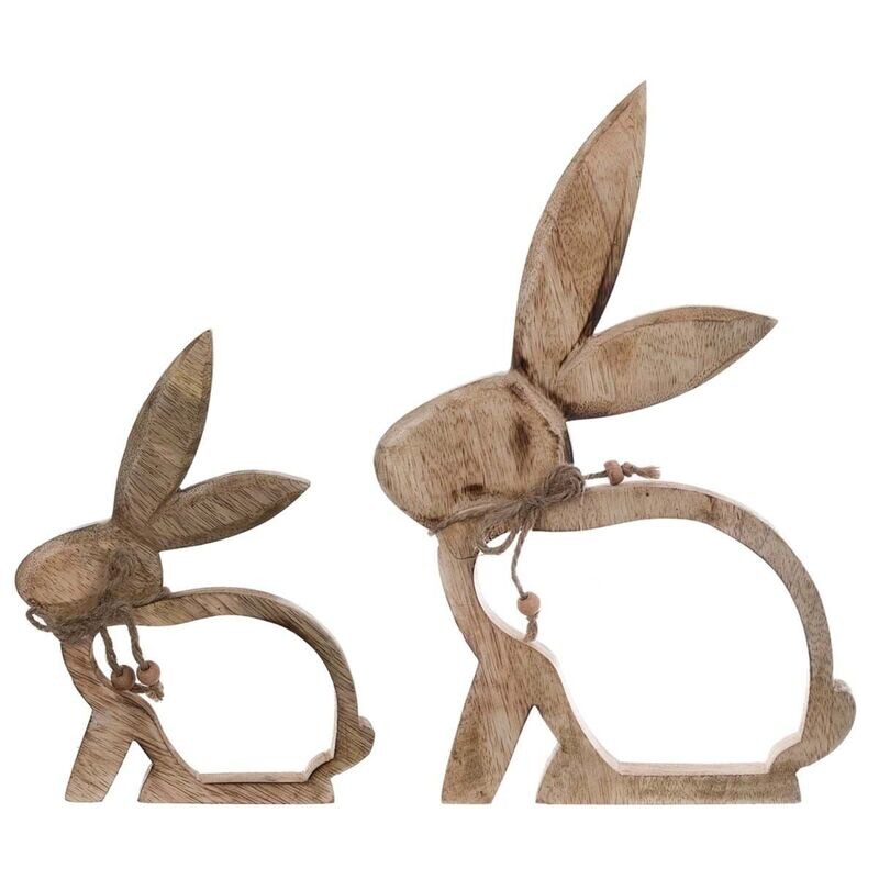 Set 2 decoro coniglietto collezione Zerlina Set 2 decoro coniglietto collezione Zerlina