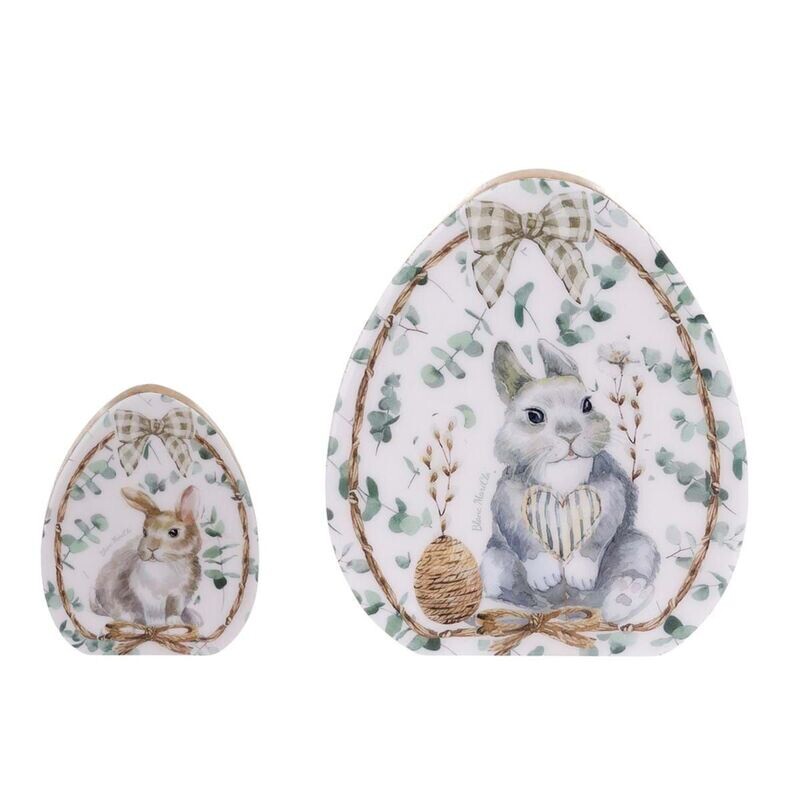 Set 2 decori uovo di pasqua Collezione Zerlina Set 2 decori uovo di pasqua Collezione Zerlina