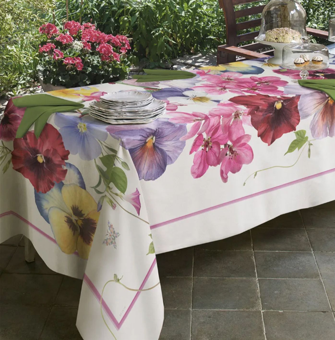 Tovaglia Bloom Viole 150x220cm