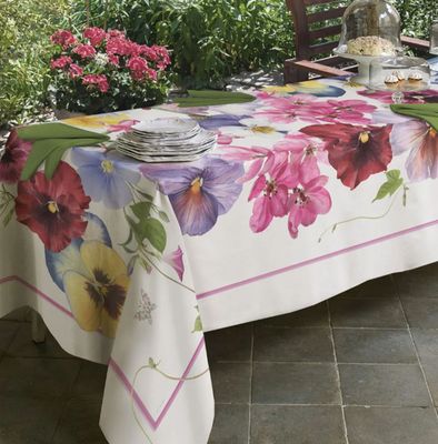 Tovaglia Bloom Viole 150x220cm