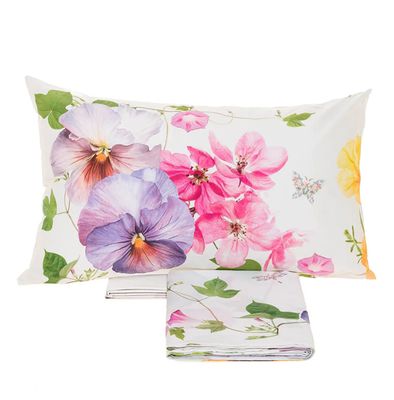 Completo lenzuola matrimoniale Bloom Viole