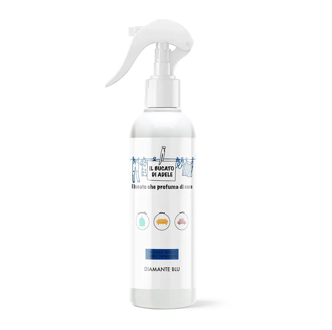 Spray tessuti Il bucato di Adele Diamante blu