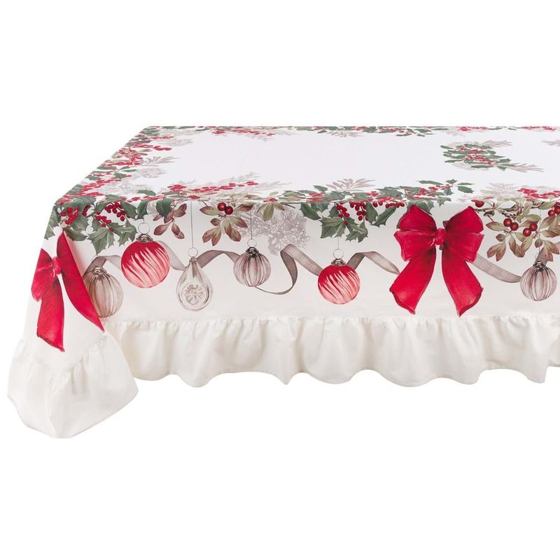 Tovaglia Sinfonia Natalizia 180x350cm Tovaglia Sinfonia Natalizia 180x350cm