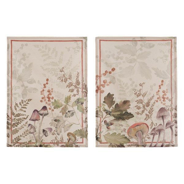 Set 2 strofinacci Foret enchantee