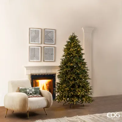 Pino Cristallo EDG con 1900 LED h.210cm Pino Cristallo EDG con 1900 LED h.210cm