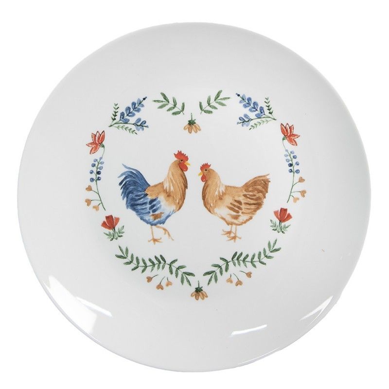 Piatto colazione Gallo e Gallina